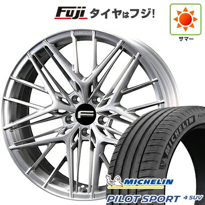 【新品国産車用5穴114.3】 夏タイヤ ホイール4本セット 255/45R20 ミシュラン パイロット スポーツ4 SU..