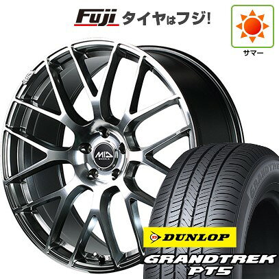 樂天商城 - 【新品国産車用5穴114.3】 夏タイヤ ホイール4本セット 225/55R19 ダンロップ グラントレック PT5 MID WHEELS MID EXCLUSIVE 028F 8J 19インチ(送料無料)