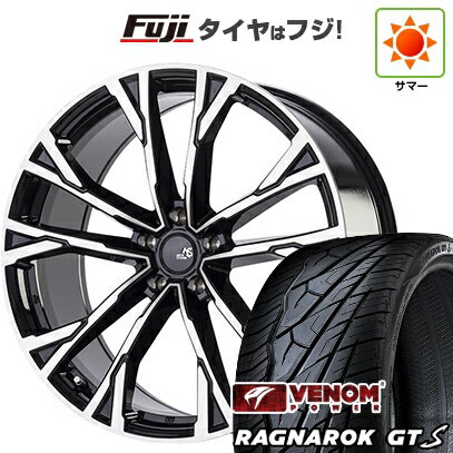 【新品国産5穴114.3車】 夏タイヤ ホイール4本セット 235/35R20 ヴェノムパワー ラグナロクGTS BSW(限定) アウトストラーダ エクシオン 20インチ(送料無料)