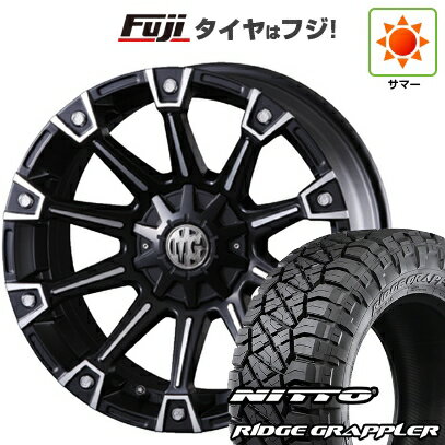 【パンク保証付き】【新品】ランクル300 夏タイヤ ホイール4本セット 275/55R20 ニットー リッジグラップラー クリムソン マーテルギア(MG) モンスター 20インチ(送料無料) サマータイヤ