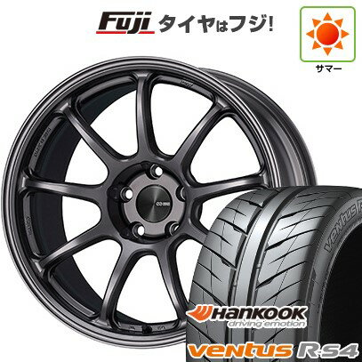 【新品国産車用5穴100】 夏タイヤ ホイール4本セット 205/55R16 ハンコック ヴェンタス R-S4 Z232 ENKEI エンケイ PF09 16インチ(送料無料)