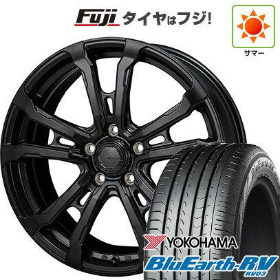 【パンク保証付き】【新品国産5穴114.3車】 夏タイヤ ホイール4本セット 215/45R18 ヨコハマ ブルーアース RV-03 モンツァ HI-BLOCK ヴィラス 18インチ(送料無料) サマータイヤ