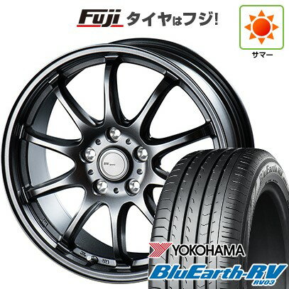 【パンク保証付き】【新品国産5穴114.3車】 夏タイヤ ホイール4本セット 205/60R16 ヨコハマ ブルーアース RV-03 ビッグウエイ BWスポーツ ZT10 16インチ(送料無料) サマータイヤ