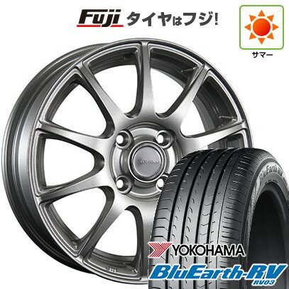 【パンク保証付き】【新品国産車用5穴114.3】 夏タイヤ ホイール4本セット 205/65R15 ヨコハマ ブルーアース RV-03 ブリヂストン エコフォルム SE-23 15インチ(送料無料)