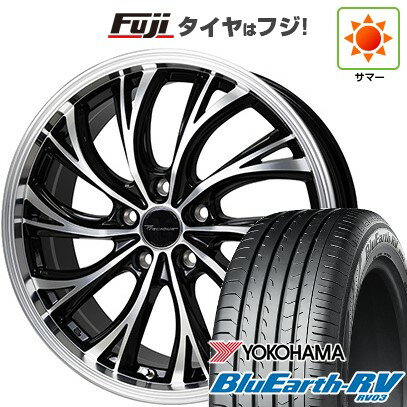 【パンク保証付き】【新品国産車用5穴114.3】 夏タイヤ ホイール4本セット 225/40R19 ヨコハマ ブルーアース RV-03 ホットスタッフ プレシャス HS-2 19インチ(送料無料)