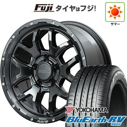 【パンク保証付き】【新品国産5穴114.3車】 夏タイヤ ホイール4本セット 215/65R16 ヨコハマ ブルーアース RV-03 RAYS レイズ デイトナ F6ブースト 16インチ(送料無料) サマータイヤ