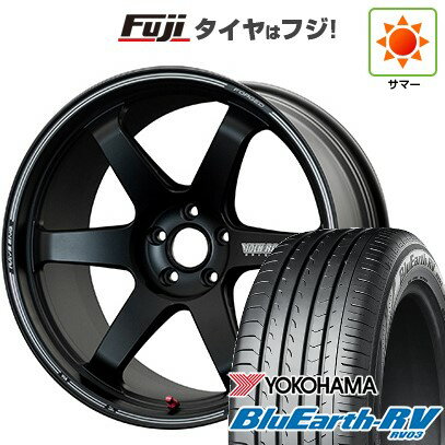 【パンク保証付き】【新品国産5穴114.3車】 夏タイヤ ホイール4本セット 245/45R19 ヨコハマ ブルーアース RV-03 RAYS レイズ ボルクレーシング TE37ULTRA トラックエディションII 19インチ(送料無料) サマータイヤ
