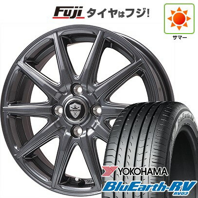 【パンク保証付き】【新品国産5穴114.3車】 夏タイヤ ホイール4本セット 215/65R16 ヨコハマ ブルーアース RV-03 ブランドル LP92 16インチ(送料無料) サマータイヤ