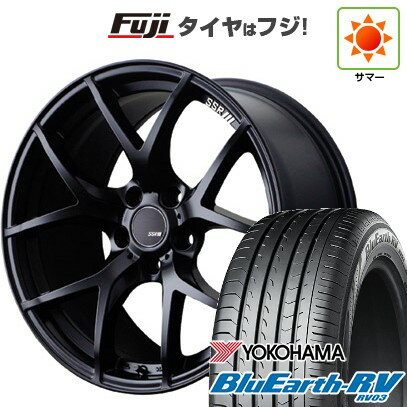 【パンク保証付き】【新品国産5穴114.3車】 夏タイヤ ホイール4本セット 215/45R18 ヨコハマ ブルーアース RV-03 SSR GT GTV03 18インチ(送料無料) サマータイヤ