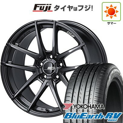 【パンク保証付き】【新品国産5穴114.3車】 夏タイヤ ホイール4本セット 245/45R19 ヨコハマ ブルーアース RV-03 SSR ライナー タイプ10モノブロック 19インチ(送料無料) サマータイヤ
