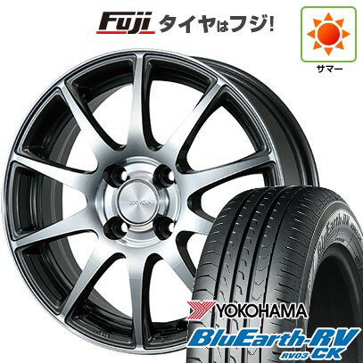 【パンク保証付き】【新品 軽自動車】エブリイワゴン 夏タイヤ ホイール4本セット 165/60R14 ヨコハマ ブルーアース RV-03CK ブリヂストン エコフォルム CRS23 14インチ(送料無料) サマータイヤ