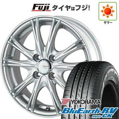 【パンク保証付き】【新品 軽自動車】ハスラー デリカミニ(4WD) 夏タイヤ ホイール4本セット 165/60R15 ヨコハマ ブルーアース RV-03CK ゴジゲン リーガレスα EX 15インチ(送料無料) サマータイヤ