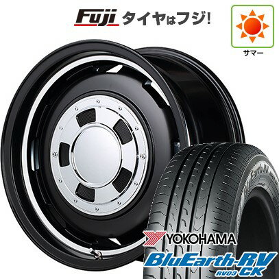 【パンク保証付き】【新品 軽自動車】ハスラー デリカミニ(4WD) 夏タイヤ ホイール4本セット 165/60R15 ヨコハマ ブルーアース RV-03CK MID WHEELS ガルシア シスコ 15インチ(送料無料) サマータイヤ