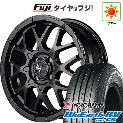 【パンク保証付き】【新品 軽自動車】ハスラー デリカミニ(4WD) 夏タイヤ ホイール4本セット 165/60R15 ヨコハマ ブルーアース RV-03CK MID WHEELS NITRO POWER M28 バレットKC 15インチ(送料無料) サマータイヤ