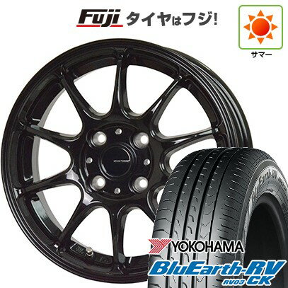 【パンク保証付き】【新品 軽自動車】ハスラー デリカミニ(4WD) 夏タイヤ ホイール4本セット 165/60R15 ヨコハマ ブルーアース RV-03CK ホットスタッフ ジースピード G-07 15インチ(送料無料) サマータイヤ