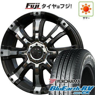 【パンク保証付き】【新品 軽自動車】N-BOX タント スペーシア 夏タイヤ ホイール4本セット 165/55R15 ヨコハマ ブルーアース RV-03CK クリムソン マーテルギア(MG) ビースト 15インチ(送料無料) サマータイヤ