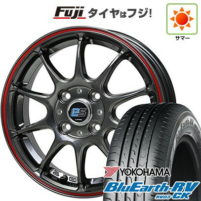 【パンク保証付き】【新品】ルーミー・パッソ・ジャスティ・トール 夏タイヤ ホイール4本セット 175/55R15 ヨコハマ ブルーアース RV-03CK ホットスタッフ ジースピード es-01 15インチ(送料無料) サマータイヤ