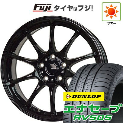 【新品国産5穴114.3車】 夏タイヤ ホイール4本セット 205/55R16 ダンロップ エナセーブ RV505 ホットスタッフ ジースピード G-07 16インチ(送料無料) サマータイヤ