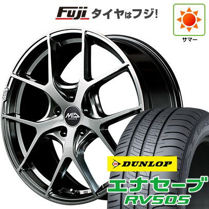 【新品国産5穴114.3車】 夏タイヤ ホイール4本セット 225/55R19 ダンロップ エナセーブ RV505 MID WHEELS MID EXCLUSIVE 025F 19インチ(送料無料) サマータイヤ