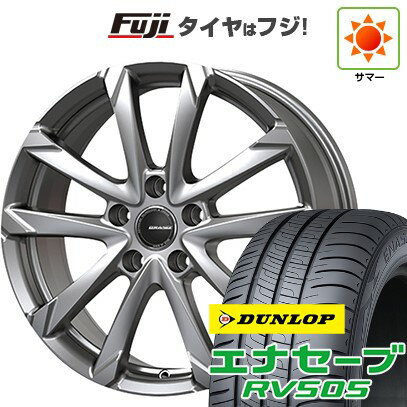 【新品国産車用5穴114.3】 夏タイヤ ホイール4本セット 195/65R15 ダンロップ エナセーブ RV505 コーセイ クレイシズ GC36F 15インチ(送料無料)