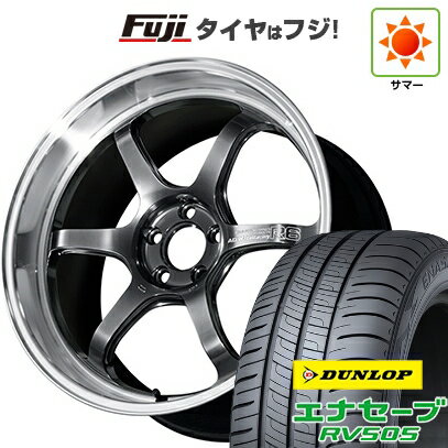 【新品国産5穴114.3車】 夏タイヤ ホイール4本セット 215/45R18 ダンロップ エナセーブ RV505 ヨコハマ アドバンレーシング R6 18インチ(送料無料) サマータイヤ