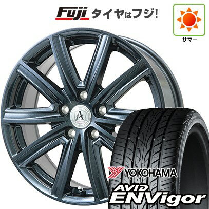 【新品国産車用5穴100】 夏タイヤ ホイール4本セット 215/45R17 ヨコハマ エイビッド エンビガーS321 テクノピア アフロディーテ MZ 17インチ(送料無料)