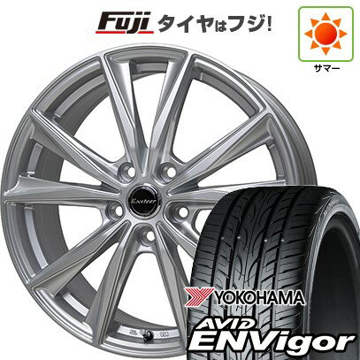 【新品国産車用5穴100】 夏タイヤ ホイール4本セット 215/45R17 ヨコハマ エイビッド エンビガーS321 ホットスタッフ エクスターST 17インチ(送料無料)