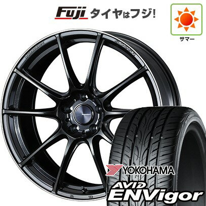 【新品国産車用5穴114.3】 夏タイヤ ホイール4本セット 245/45R20 ヨコハマ エイビッド エンビガーS321 WEDS ウェッズスポーツ SA-25R 20インチ(送料無料)(2)