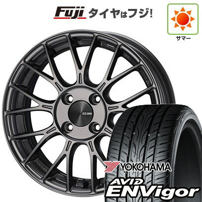 【新品国産車用5穴114.3】 夏タイヤ ホイール4本セット 225/45R18 ヨコハマ エイビッド エンビガーS321 ENKEI エンケイ PFM1 18インチ(送料無料)