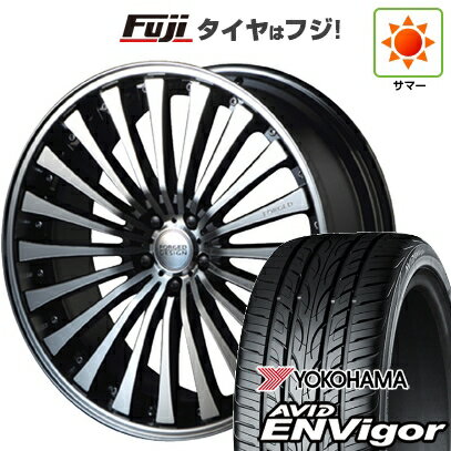 【新品国産車用5穴114.3】 夏タイヤ ホイール4本セット 255/30R22 ヨコハマ エイビッド エンビガーS321 エムズスピード FORGEDデザイン 666 22インチ(送料無料)