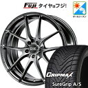【新品国産5穴114.3車】 オールシーズンタイヤ ホイール4本セット 225/45R19 グリップマックス シュアグリップ オールシーズン(限定) OZ レッ...
