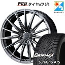 【新品国産5穴114.3車】 オールシーズンタイヤ ホイール4本セット 225/45R19 グリップマックス シュアグリップ オールシーズン(限定) WEDS ...