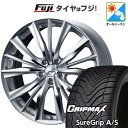 【新品国産5穴114.3車】 オールシーズンタイヤ ホイール4本セット 225/40R19 グリップマックス シュアグリップ オールシーズン(限定) WEDS ...