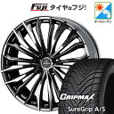 【新品国産5穴114.3車】 オールシーズンタイヤ ホイール4本セット 215/50R18 グリップマックス シュアグリップ オールシーズン(限定) WEDS ウェッズ クレンツェ フェルゼン 358EVO 18インチ(送料無料)