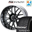 【新品国産5穴114.3車】 オールシーズンタイヤ ホイール4本セット 225/45R19 グリップマックス シュアグリップ オールシーズン(限定) WEDS ...
