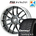【新品国産5穴100車】 オールシーズンタイヤ ホイール4本セット 225/40R19 グリップマックス シュアグリップ オールシーズン(限定) WORK ワー...