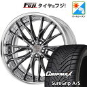 【新品国産5穴114.3車】 オールシーズンタイヤ ホイール4本セット 225/40R19 グリップマックス シュアグリップ オールシーズン(限定) WORK ...