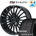 【新品国産5穴114.3車】 オールシーズンタイヤ ホイール4本セット 235/50R18 グリップマックス シュアグリップ オールシーズン(限定) レアマイスター LF-FORCE マットブラック(平座ナット) 18インチ(送料無料)