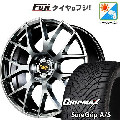 【新品国産5穴114.3車】 オールシーズンタイヤ ホイール4本セット 225/45R18 グリップマックス シュアグリップ オールシーズン(限定) MID WHEELS MID EXCLUSIVE 027F 18インチ(送料無料)