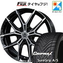 【新品国産5穴114.3車】 オールシーズンタイヤ ホイール4本セット 215/50R18 グリップマックス シュアグリップ オールシーズン(限定) 共豊 スマック +EK M1 18インチ(送料無料)