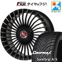 【新品国産5穴100車】 オールシーズンタイヤ ホイール4本セット 225/40R19 グリップマックス シュアグリップ オールシーズン(限定) プレミックス グラッパ f30 (ブロンズクリア) 19インチ(送料無料)