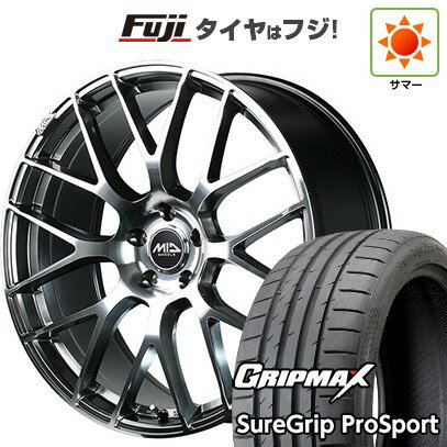 【新品国産車用5穴100】 夏タイヤ ホイール4本セット 225/35R19 グリップマックス シュアグリップ PRO SPORT BSW（限定） MID WHEELS MID EXCLUSIVE 028F 19インチ(送料無料)