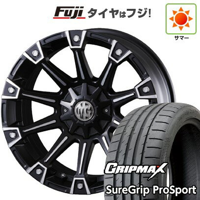 【新品国産車用5穴114.3】 夏タイヤ ホイール4本セット 245/40R20 グリップマックス シュアグリップ PRO SPORT BSW（限定） クリムソン マーテルギア(MG) モンスター 20インチ(送料無料)