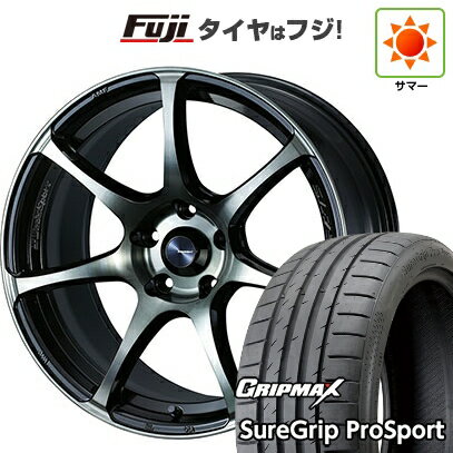 【新品国産車用5穴100】 夏タイヤ ホイール4本セット 215/40R18 グリップマックス シュアグリップ PRO SPORT BSW（限定） WEDS ウェッズスポーツ SA-75R 18インチ(送料無料)
