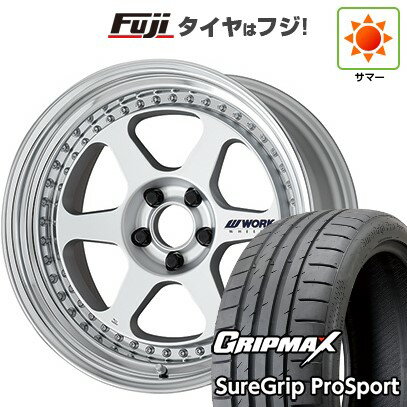 【新品国産車用5穴114.3】 夏タイヤ ホイール4本セット 225/35R19 グリップマックス シュアグリップ PRO SPORT BSW（限定） WORK ワーク マイスター L1 3P 19インチ(送料無料)