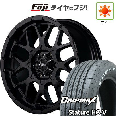 【新品】キャラバン 夏タイヤ ホイール4本セット 215/60R17 109/107S グリップマックス スタチャー HC-V RWL（限定） MID WHEELS NITRO POWER M28 バレット 17インチ(送料無料) サマータイヤ