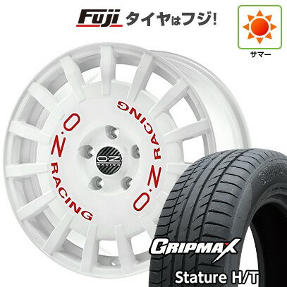 【新品国産車用5穴114.3】 夏タイヤ ホイール4本セット 235/55R18 グリップマックス スタチャー H/T BSW（限定） OZ ラリーレーシング 18インチ(送料無料)