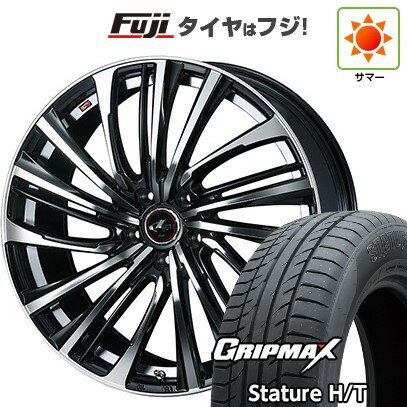 【新品国産車用5穴114.3】 夏タイヤ ホイール4本セット 225/45R19 グリップマックス スタチャー H/T BSW（限定） WEDS ウェッズ レオニス FS 19インチ(送料無料)
