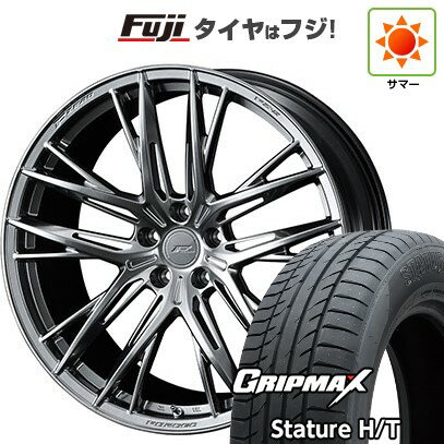 【新品国産車用5穴114.3】 夏タイヤ ホイール4本セット 225/45R19 グリップマックス スタチャー H/T BSW（限定） WEDS ウェッズ F-ZERO FZ-5 19インチ(送料無料)