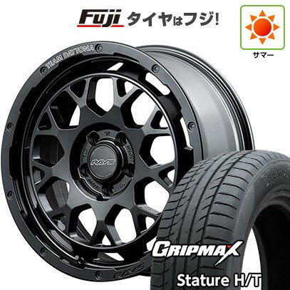 【新品国産車用5穴100】 夏タイヤ ホイール4本セット 225/55R18 グリップマックス スタチャー H/T BSW（限定） RAYS レイズ デイトナ M9+ 18インチ(送料無料)